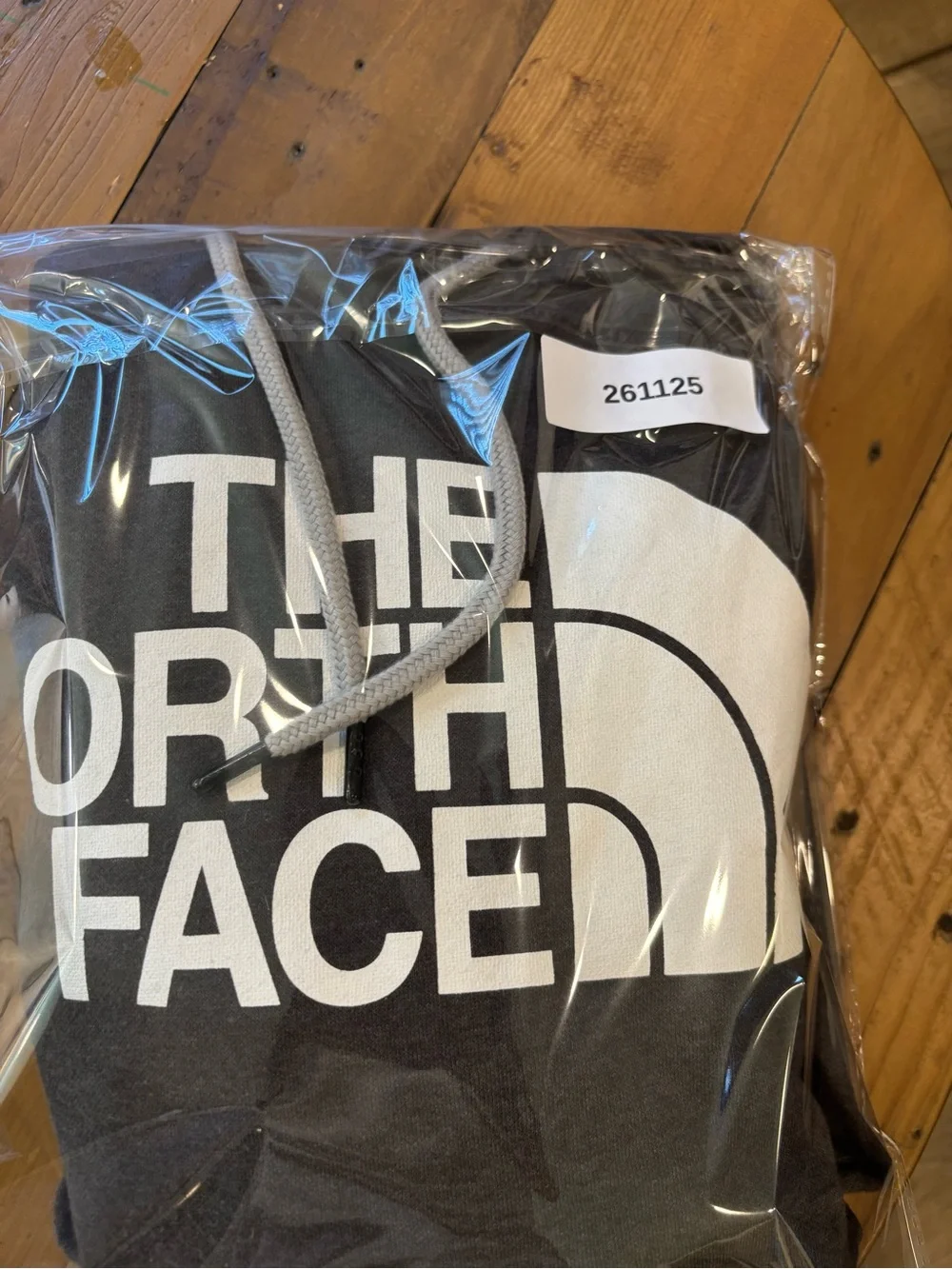The North Face Half Dome Hoodie Men’s Large Grey Pullover Sweatshirt A7R9F EUC